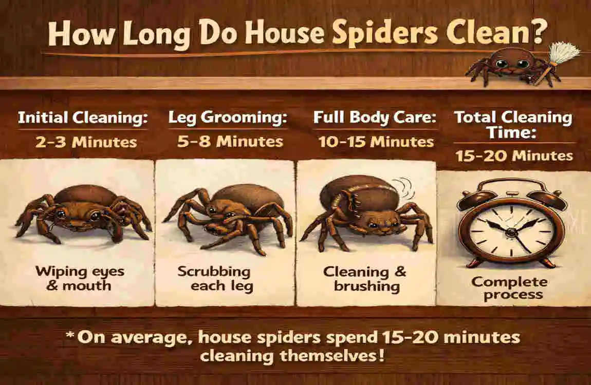 How Long Do House Spiders clean