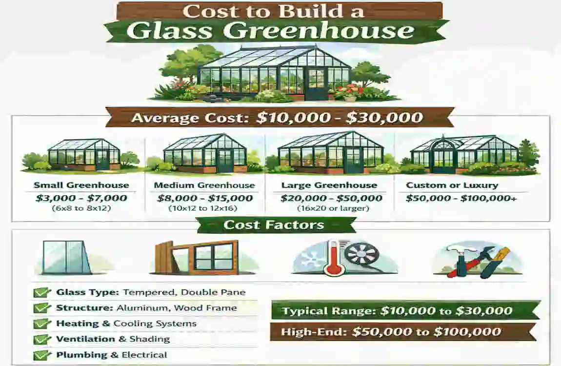 Glass Greenhouse Build Costs for Your Dream Home