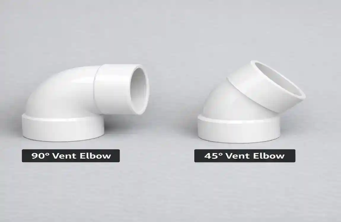 types of plumbing vent elbows in house