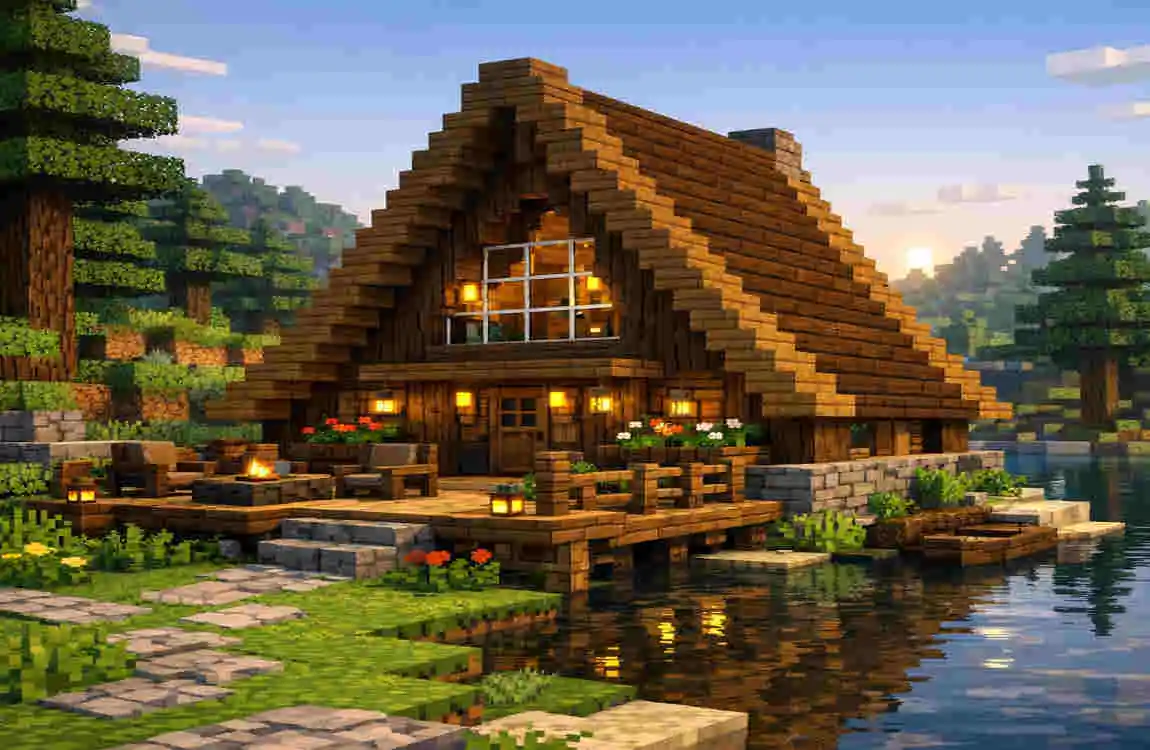 a frame house minecraft
