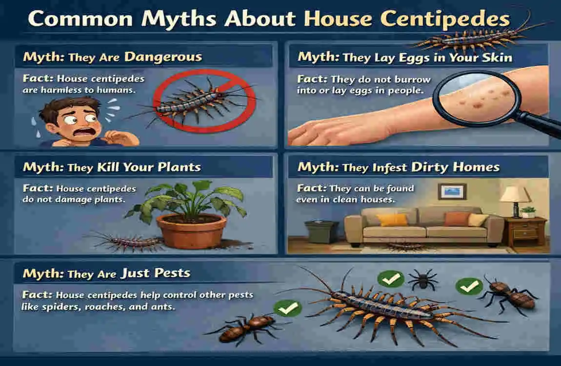 are house centipedes harmful