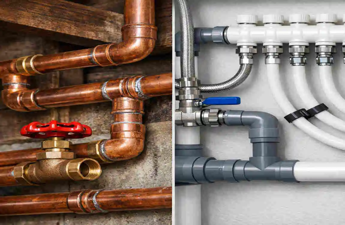 how long does copper pipe plumbing