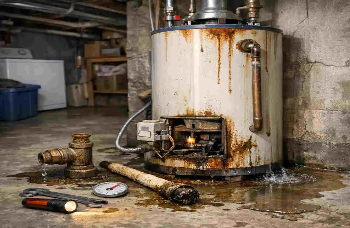 can a plumber install a natural gas water heater
