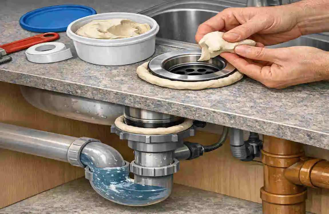 Is plumbers putty a permanent fix?
