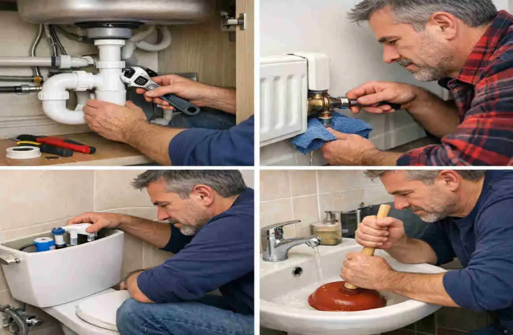 plumbing repairs at home for uk