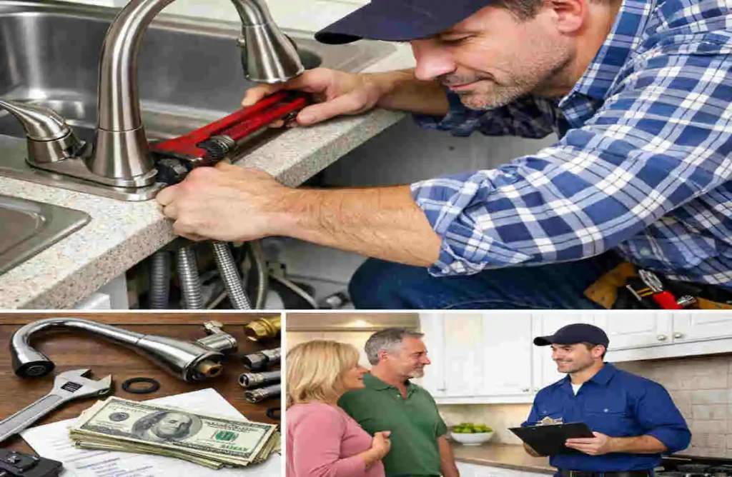 how much does plumber charge to replace faucet