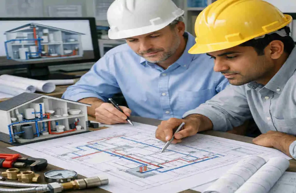 where to find expert plumbing design engineers for house