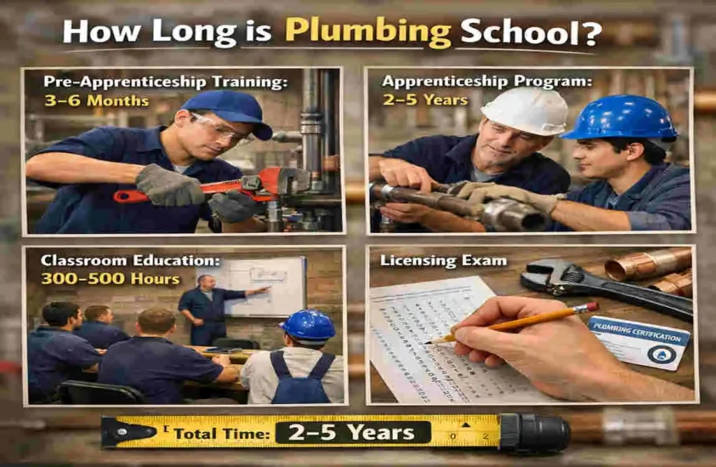 How Long Is Plumbing School? A Quick Guide how long is school for plumbing