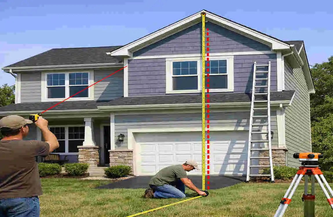 how tall is two story house in uk