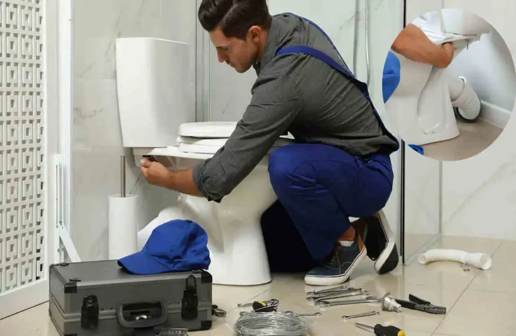how to plumb toilet