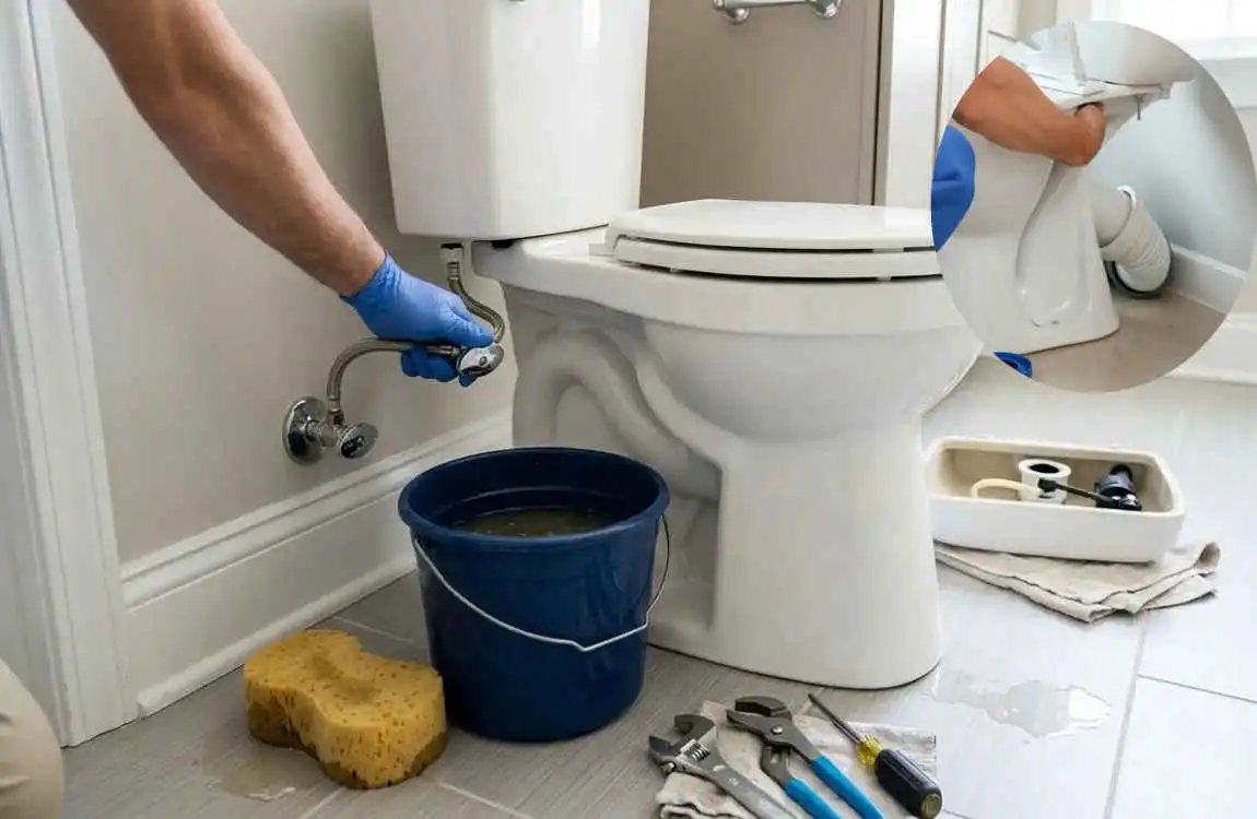 how to plumb toilet