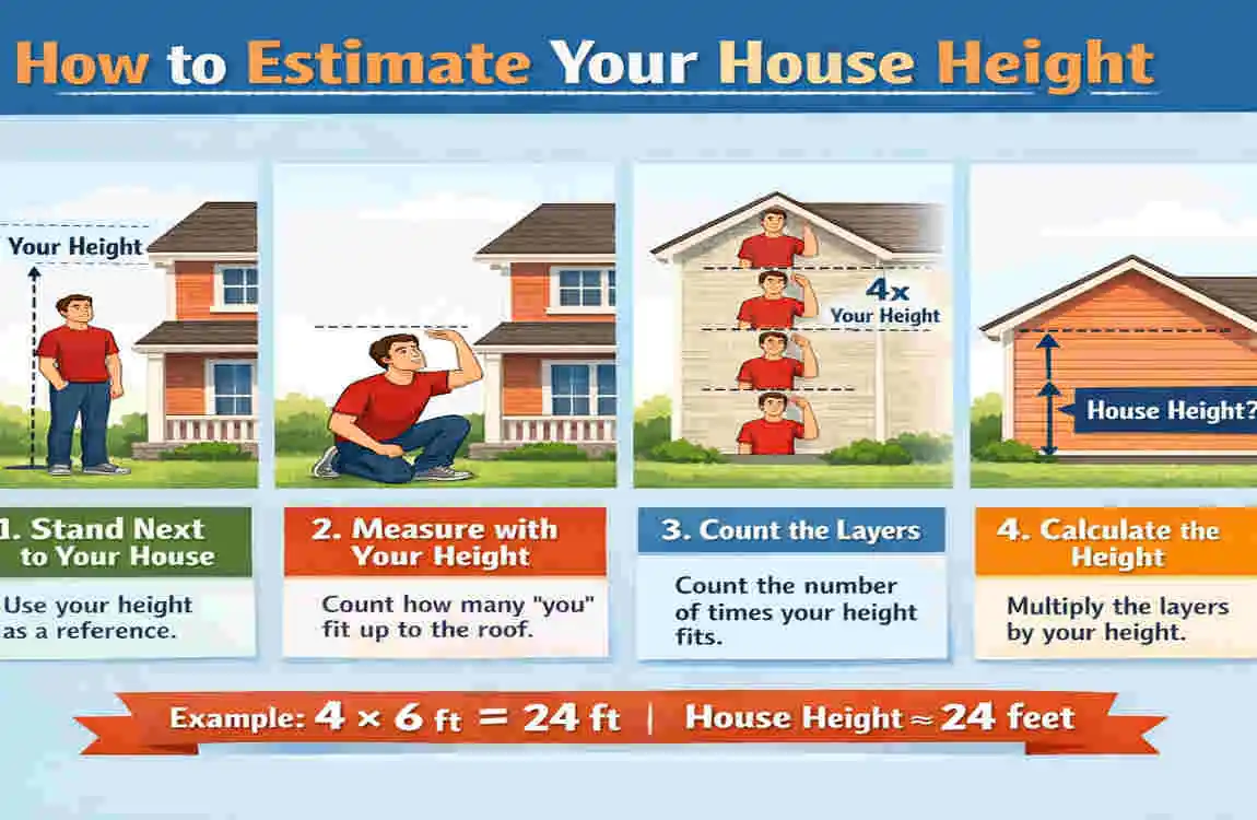how tall is a standard house uk