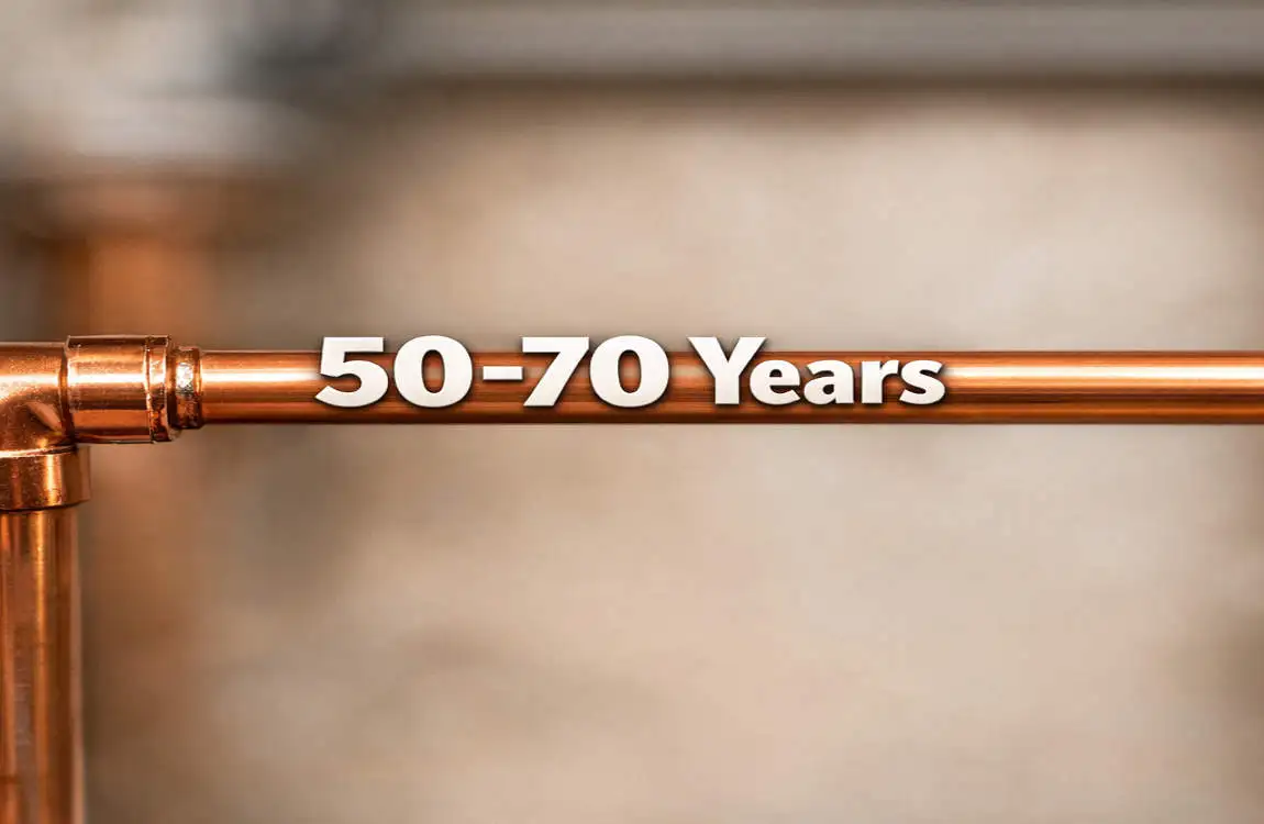 how long does copper pipe plumbing