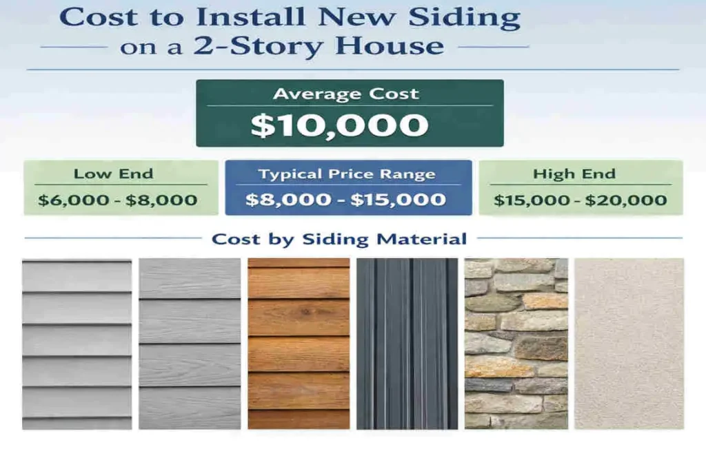How Much Is New Siding on a 2 Story House?