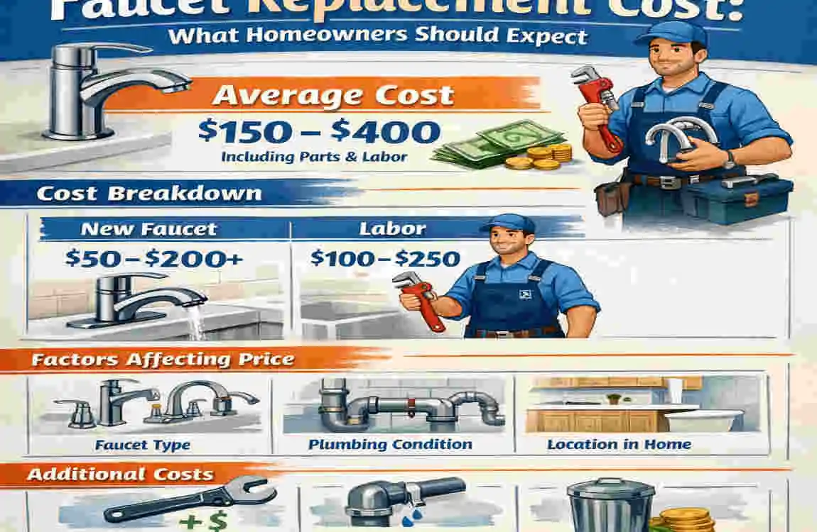 how much does plumber charge to replace faucet