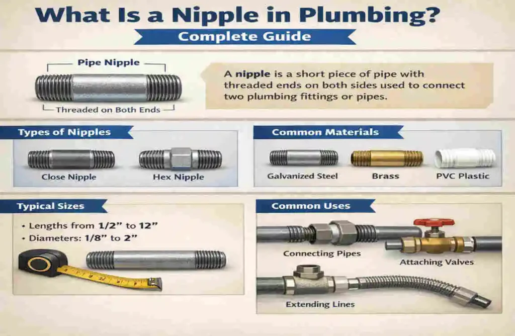 what is a nipple in plumbing