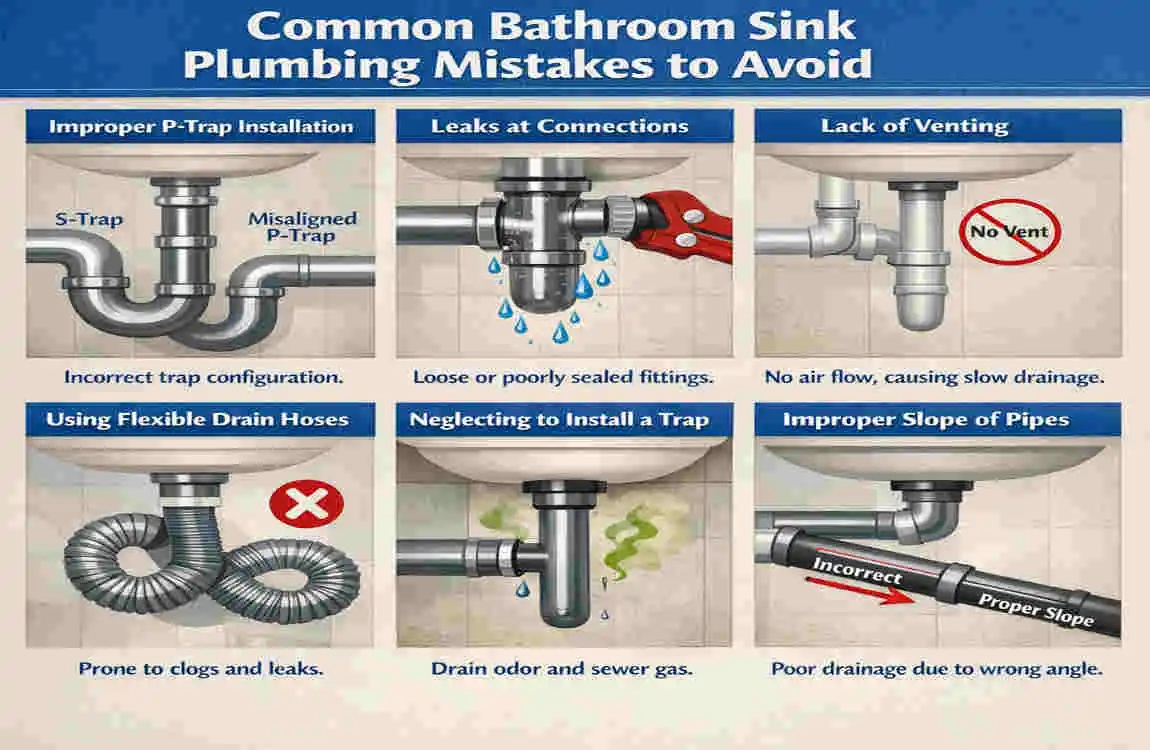 How to Install Bathroom Sink Plumbing: