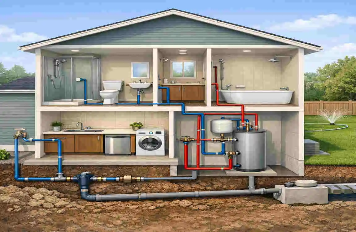 what is a closed plumbing system