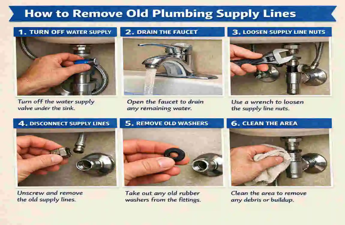 how to Install new plumbing supply Lines at home