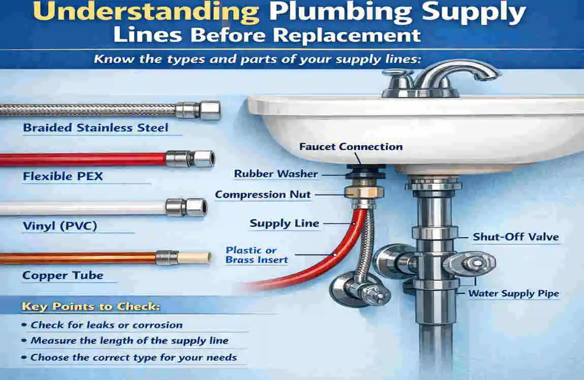 how to Install new plumbing supply Lines at home