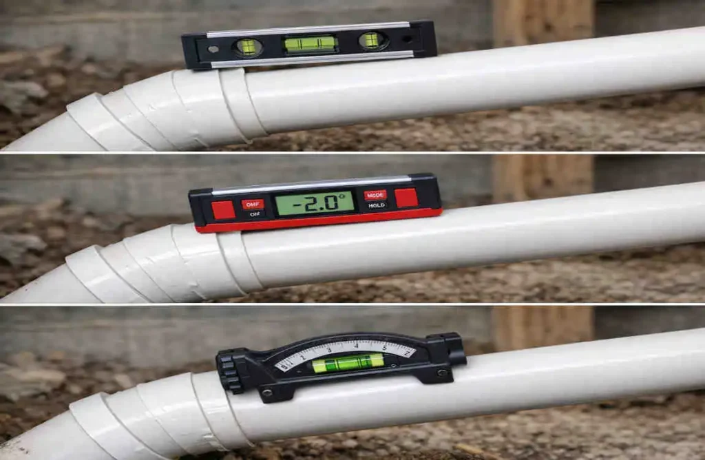 do they make plumber levels to level drain pipes