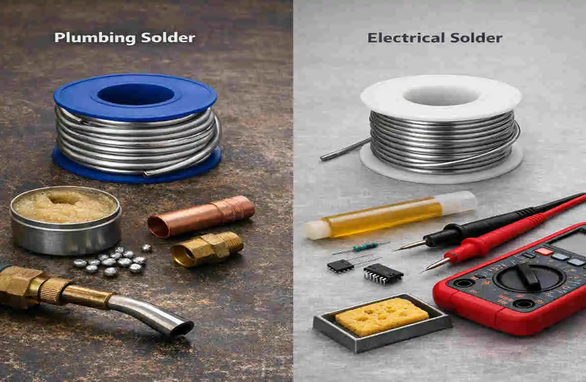 can you use plumbing solder on electrical