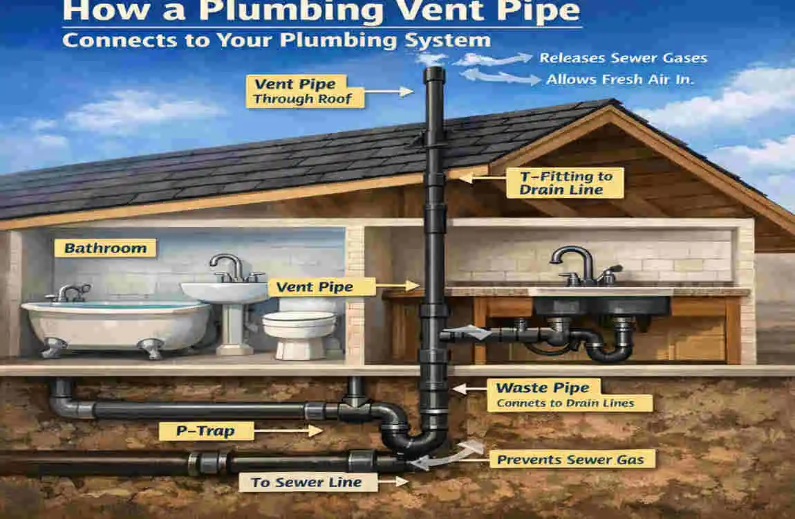 what does a plumbing vent pipe