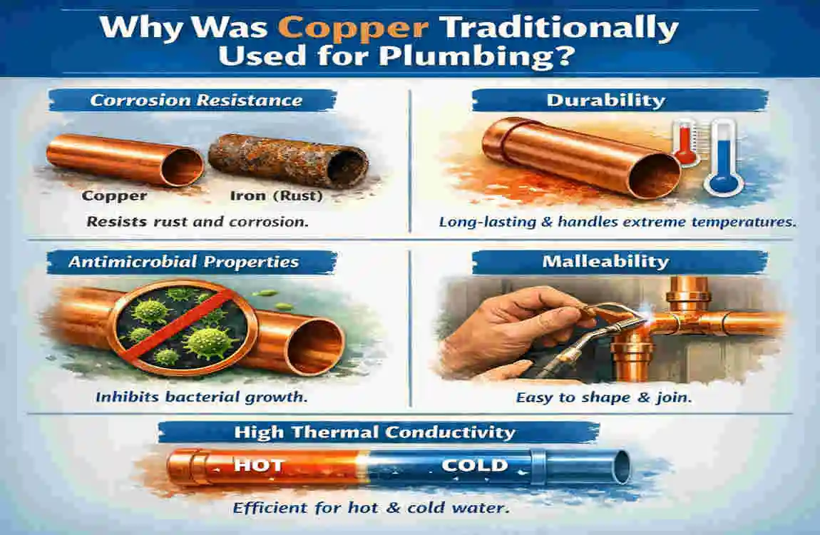 why did plumbing switch from copper to plastic pipes