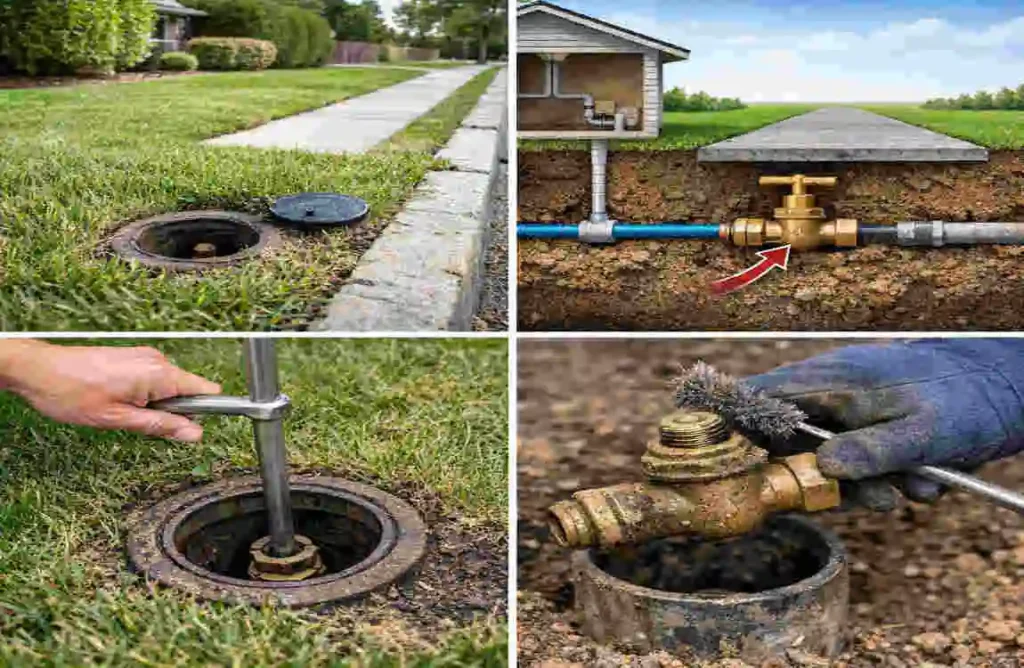 what is a curb stop in house plumbing