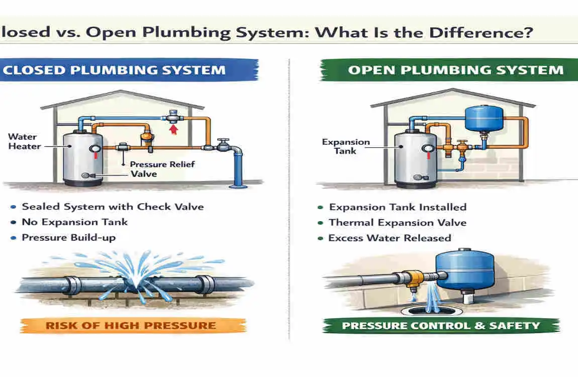 what is a closed plumbing system
