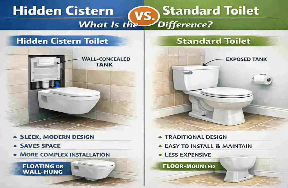 what do you call a toilet with a hidden cistern?