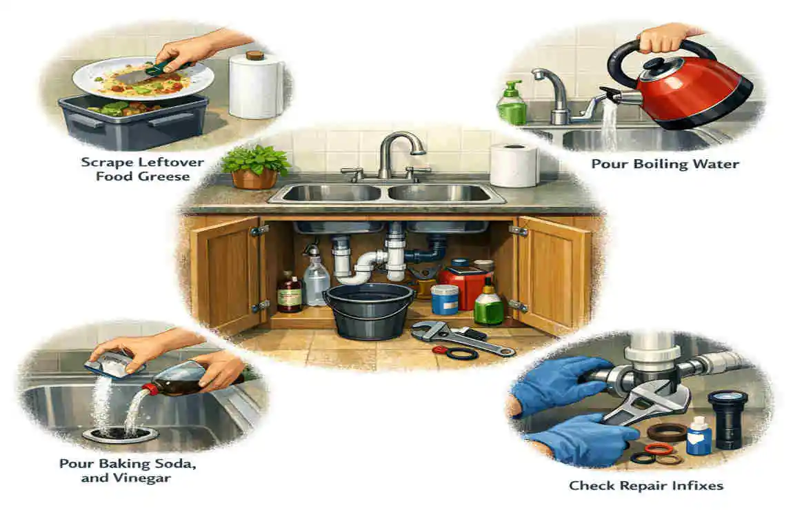 how long does plumbing kitchen pipe