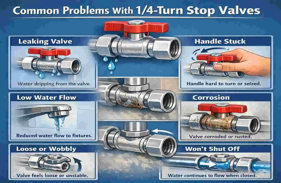 what is rev in plumbing terms 1/4 turn stop