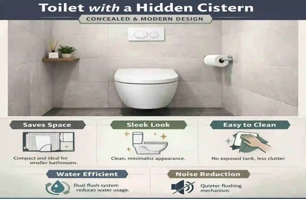 what do you call a toilet with a hidden cistern?