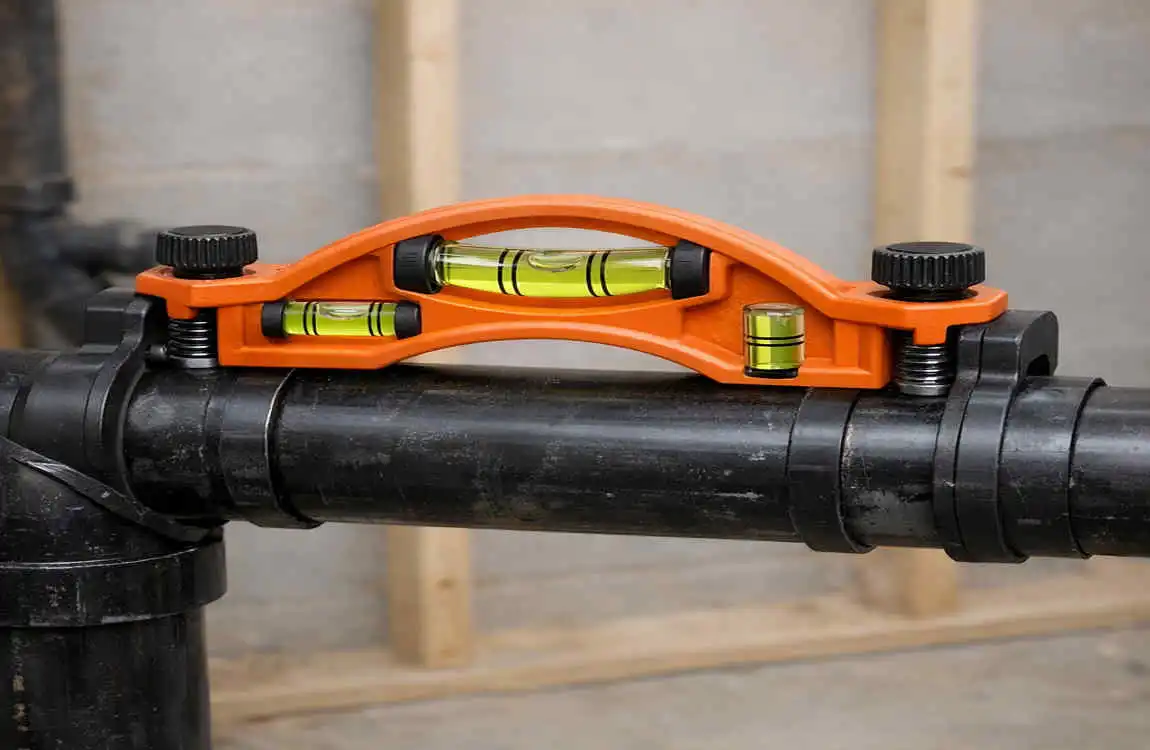do they make plumber levels to level drain pipes