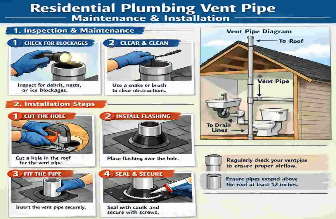 what does a plumbing vent pipe