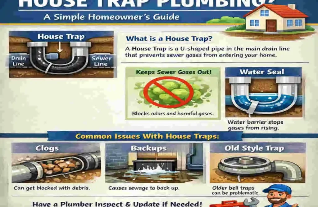 what is a house trap plumbing