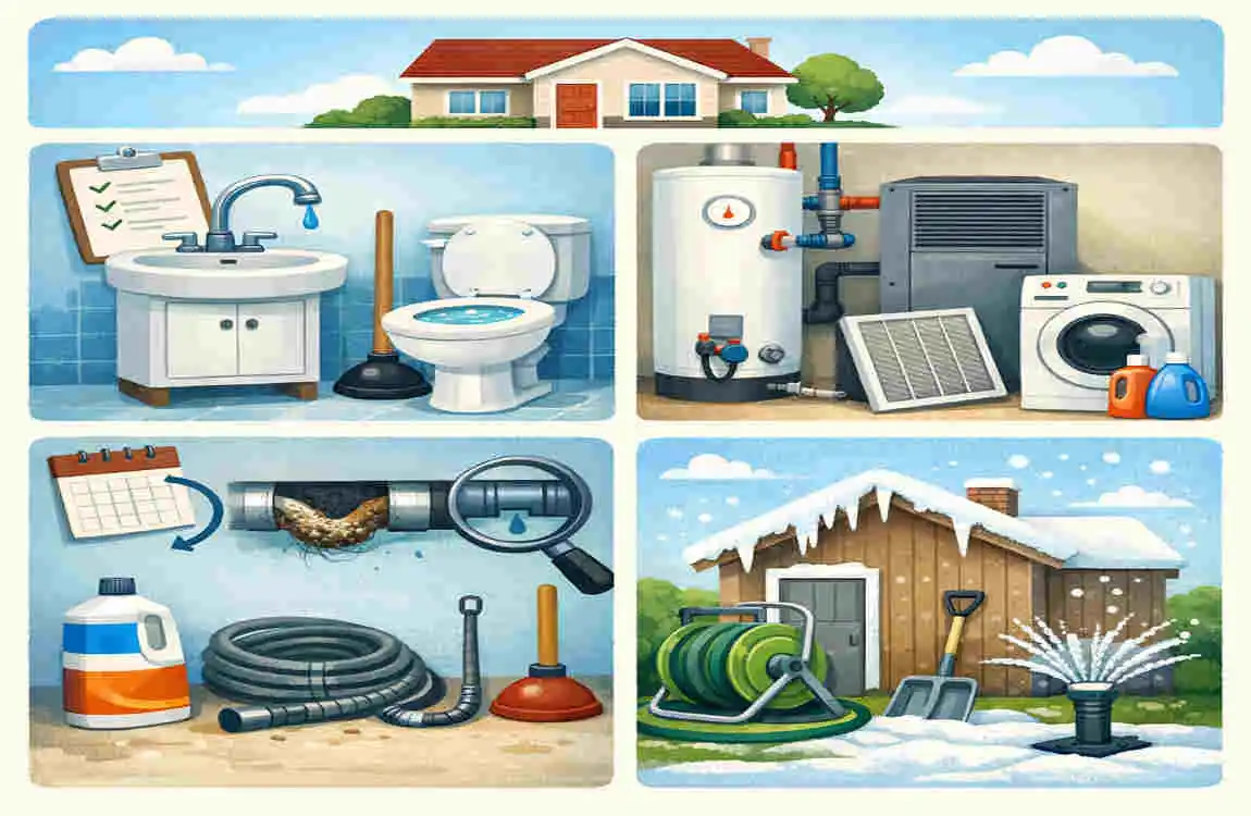 how to maintain home plumbing systems