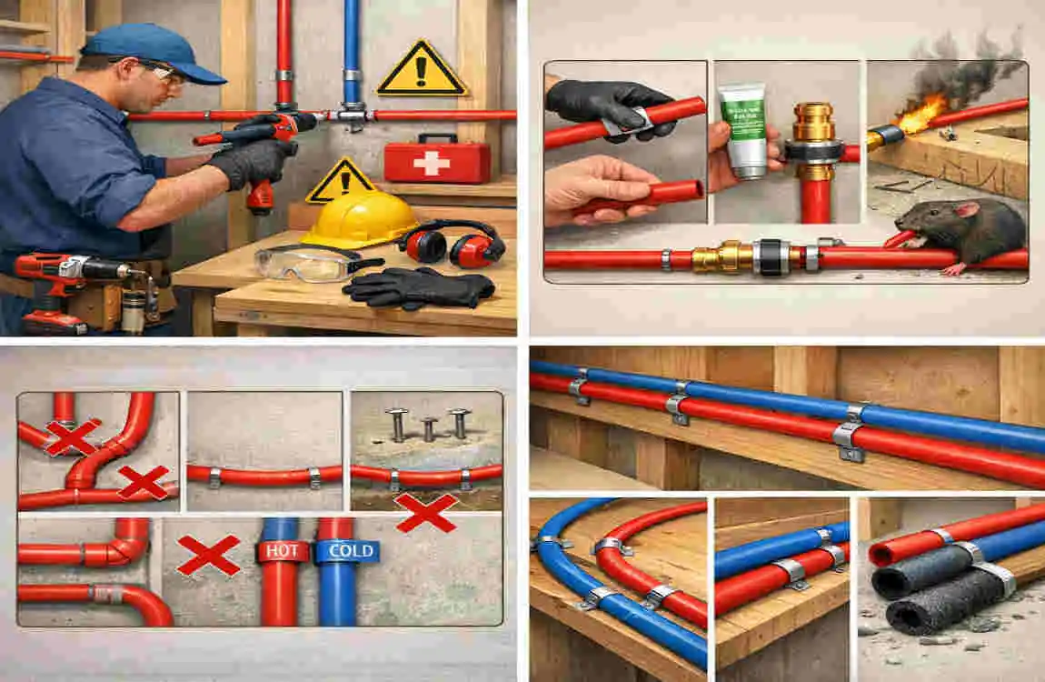 how to design pex plumbing system