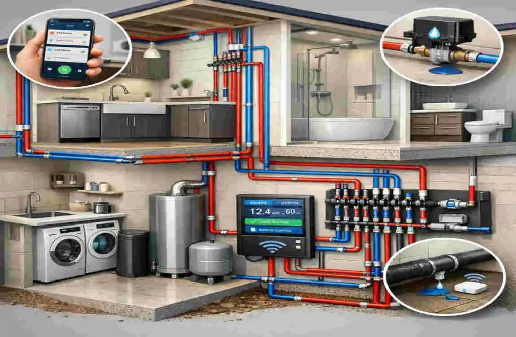 how to design pex plumbing system