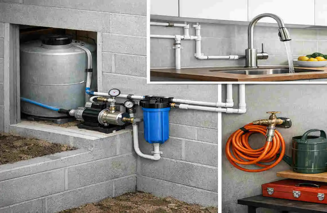 a messe supply pipeline at home