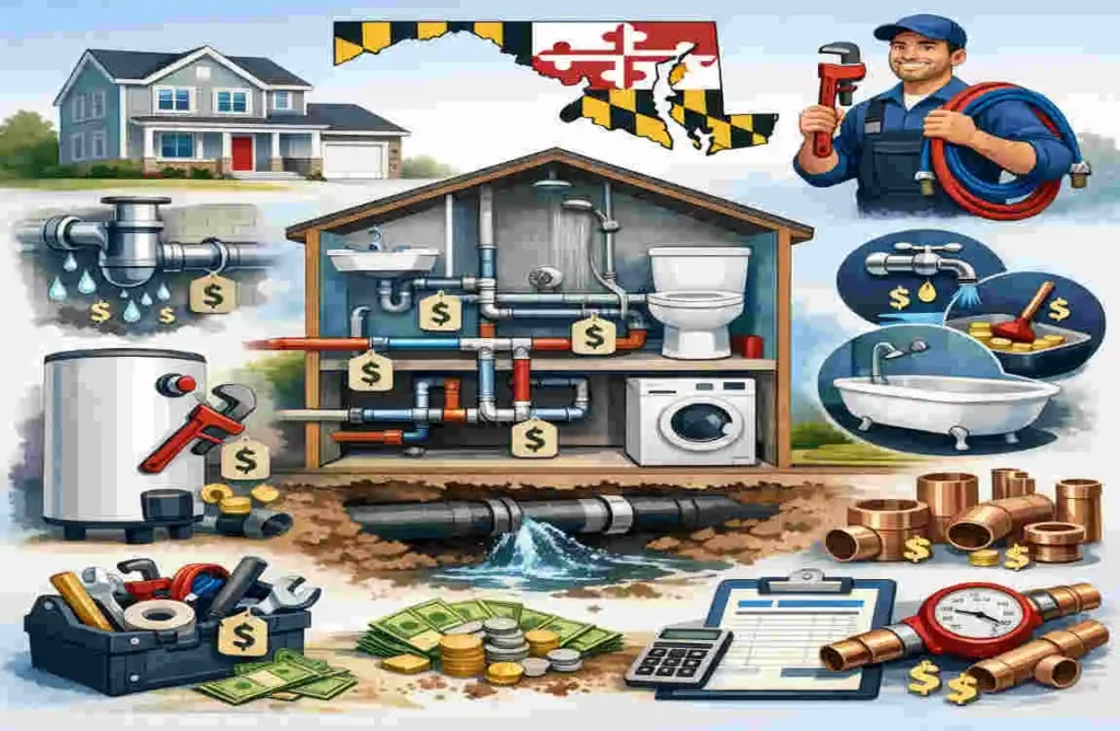 new plumbing maryland home cost per square foot