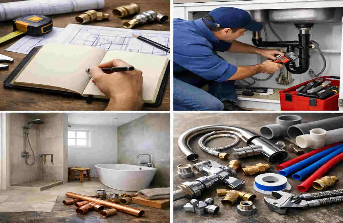 how to remodel plumbing
