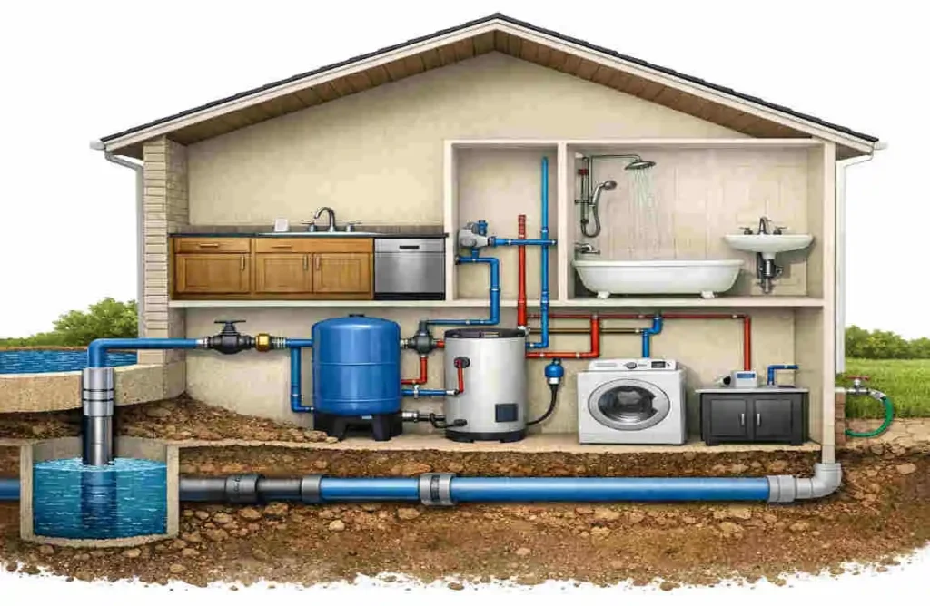 a messe supply pipeline at home