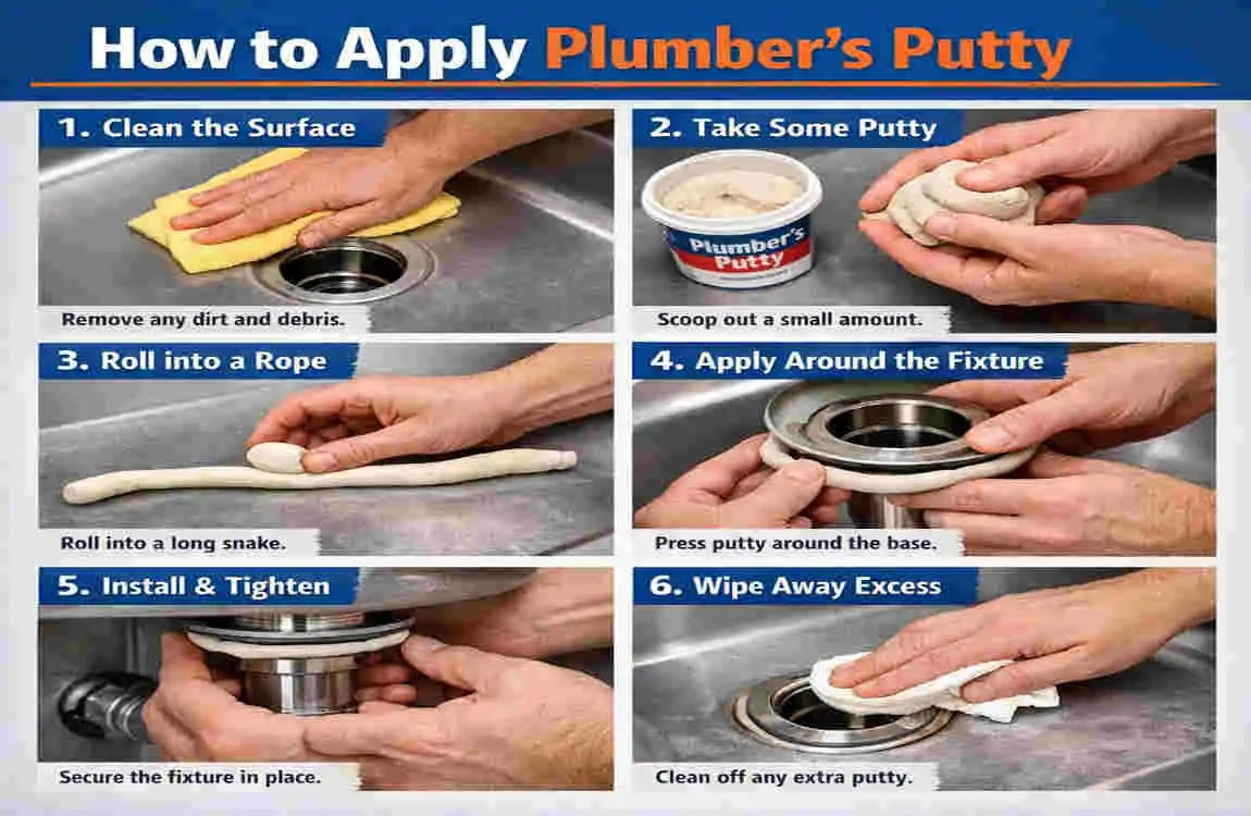 how long does plumber putty take to dry